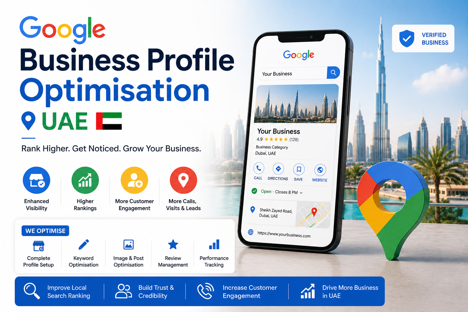 Google Business Profile Optimisation UAE: Complete 2026 Guide to Ranking on Google Maps